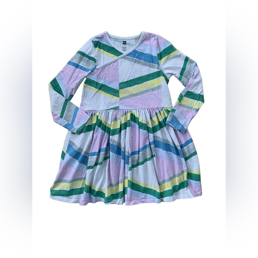 Tea Collection Size 12 Northern Lights Chevron Print Dress